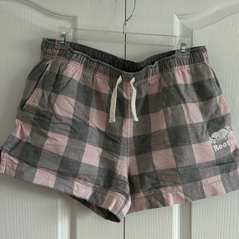 Roots Womens Plaid Pajama Short